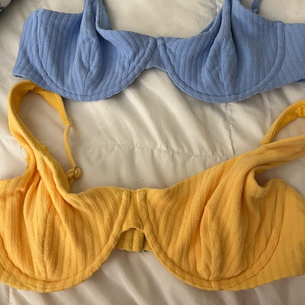 Two bikini tops!